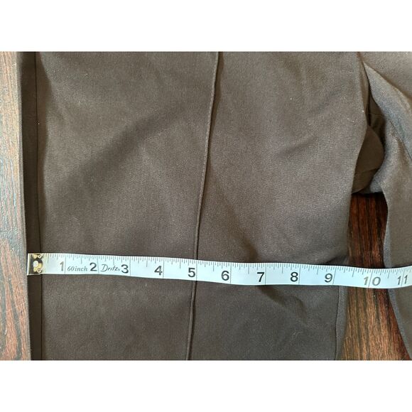 Vintage y2k low rise Brown Preppy Trousers Size 9 - Picture 11 of 12